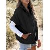 imageSHEWIN Quilted Jackets For Women 2024 Casual Lightweight Short Sleeve Zip Up Warm VestsBlack