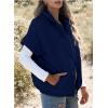 imageSHEWIN Quilted Jackets For Women 2024 Casual Lightweight Short Sleeve Zip Up Warm VestsDark Blue