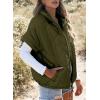 imageSHEWIN Quilted Jackets For Women 2024 Casual Lightweight Short Sleeve Zip Up Warm VestsGreen