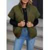 imageSHEWIN Quilted Jackets For Women 2024 Casual Lightweight Short Sleeve Zip Up Warm VestsGreen