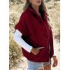 imageSHEWIN Quilted Jackets For Women 2024 Casual Lightweight Short Sleeve Zip Up Warm VestsRed