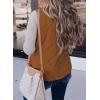 imageSHEWIN Women Puffer Vest Casual Stand Collar Sleeveless Puffer Jacket Warm Winter Reversible Zip Up Outerwear with PocketsBrown