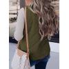 imageSHEWIN Women Puffer Vest Casual Stand Collar Sleeveless Puffer Jacket Warm Winter Reversible Zip Up Outerwear with PocketsDark Green