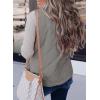 imageSHEWIN Women Puffer Vest Casual Stand Collar Sleeveless Puffer Jacket Warm Winter Reversible Zip Up Outerwear with PocketsLight Grey