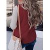 imageSHEWIN Women Puffer Vest Casual Stand Collar Sleeveless Puffer Jacket Warm Winter Reversible Zip Up Outerwear with PocketsRed