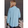 imageSHEWIN Womens Shacket Casual Long Sleeve Button Down Shirts Loose Boyfriend Shirt Jackets TopsB Blue