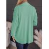 imageSHEWIN Womens Shacket Casual Long Sleeve Button Down Shirts Loose Boyfriend Shirt Jackets TopsD Light Green