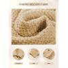 imageSHEWIN Womens Waffle Knit Button Down Shirts Casual Long Sleeve Shacket Jacket Boyfriend Tops Blouses Loose FitB Apricot