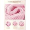 imageSHEWIN Womens Waffle Knit Button Down Shirts Casual Long Sleeve Shacket Jacket Boyfriend Tops Blouses Loose FitB Pink