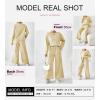 imageSHEWIN Womens 2 Piece Outfits Sweatsuit Casual Long Sleeve Pullover Tops and Drawstring Wide Leg Pants Lounge SetsB Apricot