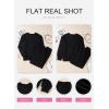 imageSHEWIN Womens 2 Piece Sweatsuits Set Long Sleeve Oversized Sweatshirt Sweatpants With PocketsBlack