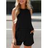imageSHEWIN Womens Summer 2 Piece Outfits Shorts Sets Matching Set Loungewear 2025Black