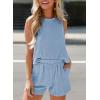 imageSHEWIN Womens Summer 2 Piece Outfits Shorts Sets Matching Set Loungewear 2025Real Teal