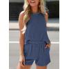 imageSHEWIN Womens Summer 2 Piece Outfits Shorts Sets Matching Set Loungewear 2025Sail Blue