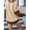 imageSHEWIN Womens Sweatshirt Casual Long Sleeve Crewneck Pullover Sweatshirts Fall Fashion Clothes 2024Apricot