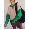 imageSHEWIN Womens Sweatshirt Casual Long Sleeve Crewneck Pullover Sweatshirts Fall Fashion Clothes 2024Apricot Pink
