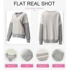 imageSHEWIN Womens Sweatshirt Casual Long Sleeve Crewneck Pullover Sweatshirts Fall Fashion Clothes 2024Grey