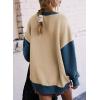 imageSHEWIN Womens Sweatshirt Casual Long Sleeve Crewneck Pullover Sweatshirts Fall Fashion Clothes 2024Khaki