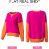 imageSHEWIN Womens Sweatshirt Casual Long Sleeve Crewneck Pullover Sweatshirts Fall Fashion Clothes 2024Rose