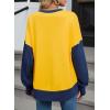 imageSHEWIN Womens Sweatshirt Casual Long Sleeve Crewneck Pullover Sweatshirts Fall Fashion Clothes 2024Yellow