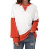 imageSHEWIN Womens Sweatshirt Casual Long Sleeve Crewneck Pullover Sweatshirts Fall Fashion Clothes 2024White