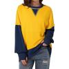 imageSHEWIN Womens Sweatshirt Casual Long Sleeve Crewneck Pullover Sweatshirts Fall Fashion Clothes 2024Yellow