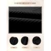imageSHEWIN 2 Piece Sets for Women Collared V Neck Long Sleeve Polo Shirts Tops Lounge Set Tracksuits SweatsuitsBlack