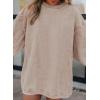 imageSHEWIN Oversized Sweatshirts for Women Loose Fit Casual Crewneck Sweatshirts Long Sleeve Pullover TopsB Apricot