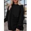 imageSHEWIN Oversized Sweatshirts for Women Loose Fit Casual Crewneck Sweatshirts Long Sleeve Pullover TopsB Black