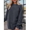 imageSHEWIN Oversized Sweatshirts for Women Loose Fit Casual Crewneck Sweatshirts Long Sleeve Pullover TopsB Dark Grey