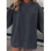 imageSHEWIN Oversized Sweatshirts for Women Loose Fit Casual Crewneck Sweatshirts Long Sleeve Pullover TopsB Dark Grey