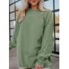 imageSHEWIN Oversized Sweatshirts for Women Loose Fit Casual Crewneck Sweatshirts Long Sleeve Pullover TopsB Green
