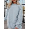 imageSHEWIN Oversized Sweatshirts for Women Loose Fit Casual Crewneck Sweatshirts Long Sleeve Pullover TopsB Light Grey