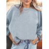 imageSHEWIN Oversized Sweatshirts for Women Loose Fit Casual Crewneck Sweatshirts Long Sleeve Pullover TopsB Light Grey