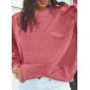 imageSHEWIN Oversized Sweatshirts for Women Loose Fit Casual Crewneck Sweatshirts Long Sleeve Pullover TopsB Pink