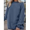 imageSHEWIN Oversized Sweatshirts for Women Loose Fit Casual Crewneck Sweatshirts Long Sleeve Pullover TopsC Navy Blue