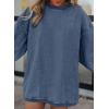 imageSHEWIN Oversized Sweatshirts for Women Loose Fit Casual Crewneck Sweatshirts Long Sleeve Pullover TopsC Navy Blue