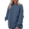 imageSHEWIN Oversized Sweatshirts for Women Loose Fit Casual Crewneck Sweatshirts Long Sleeve Pullover TopsC Navy Blue