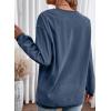 imageSHEWIN Oversized Sweatshirts for Women Loose Fit Casual Crewneck Sweatshirts Long Sleeve Pullover TopsC Navy Blue