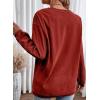 imageSHEWIN Oversized Sweatshirts for Women Loose Fit Casual Crewneck Sweatshirts Long Sleeve Pullover TopsC Red