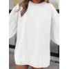 imageSHEWIN Oversized Sweatshirts for Women Loose Fit Casual Crewneck Sweatshirts Long Sleeve Pullover TopsC White