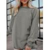 imageSHEWIN Oversized Sweatshirts for Women Loose Fit Casual Crewneck Sweatshirts Long Sleeve Pullover TopsD Grey