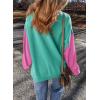 imageSHEWIN Sweatshirt for Women Casual Long Sleeve Crewneck Lightweight Pullover Tops Loose SweatshirtsGreen