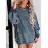 imageSHEWIN Women Casual Oversized Long Sleeve Crewneck Sweatshirts Pullover Tops SXXLBlue