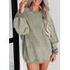 imageSHEWIN Women Casual Oversized Long Sleeve Crewneck Sweatshirts Pullover Tops SXXLGreen