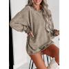 imageSHEWIN Women Casual Oversized Long Sleeve Crewneck Sweatshirts Pullover Tops SXXLKhaki