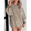 imageSHEWIN Women Casual Oversized Long Sleeve Crewneck Sweatshirts Pullover Tops SXXLKhaki