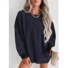 imageSHEWIN Women Casual Oversized Long Sleeve Crewneck Sweatshirts Pullover Tops SXXLNavyblue