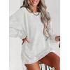 imageSHEWIN Women Casual Oversized Long Sleeve Crewneck Sweatshirts Pullover Tops SXXLWhite