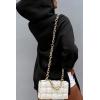 imageSHEWIN Womens Oversized Casual Pullover Long Sleeve Split Hem Drawstring Hoodies Dress With Kangaroo PocketA Black